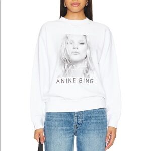 ANINE BING Ramona Kate Moss Sweatshirt Sz M NTW